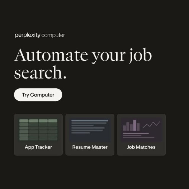 Perplexity job applications ad